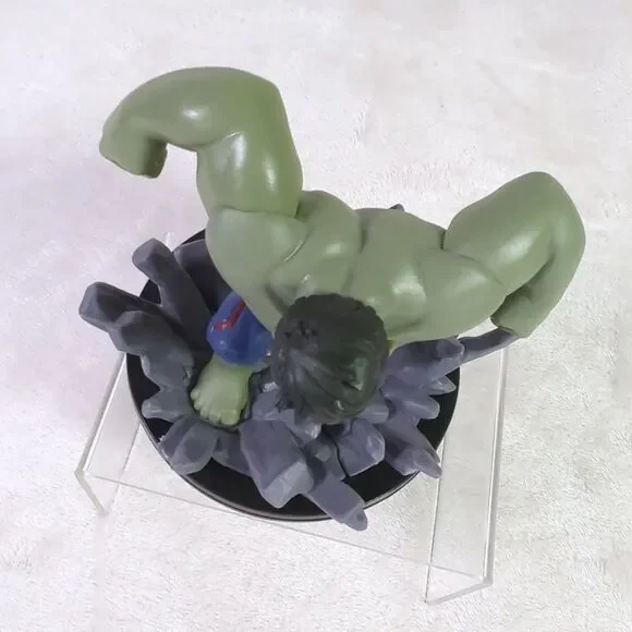The Hulk Q Fig Marvel Avengers Age Of Ultron Action Figure On Stand 2016 Qmx - Picture 5 of 7